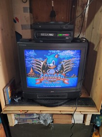 SEGA CD "Front Loading Model 1 Console" COMPLETE in Box! Very RARE! TESTED/XLNT!