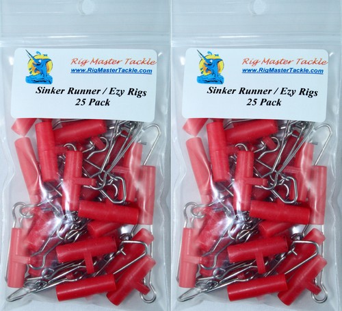 Easy Ezy Ezi Rigs Sinker Runners Slider Fishing Small, Large, Smart, No Clip - Picture 3 of 14