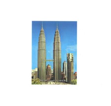 Awesome 2020 Topps Allen and Ginter SP PETRONAS TOWERS▪️Tallest Twin Towers 