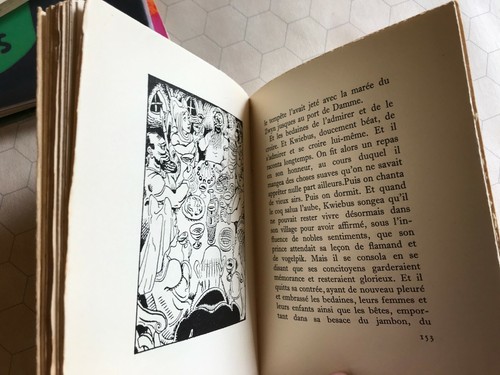 Michel de Ghelderode voyage autour de ma flandre ltd #723 french book 1947 rare! - Picture 8 of 8