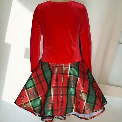 drop waist christmas dress Bonnie Jean Girl's Red Holiday Muti Size 10 NWT this dress is a