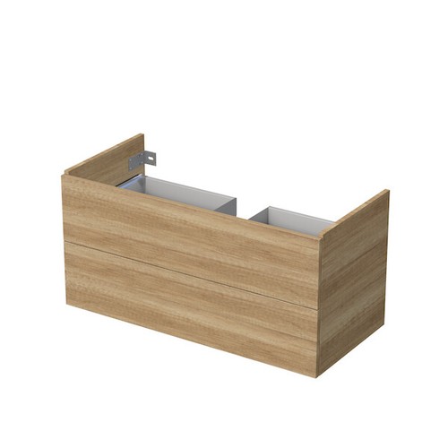 Waschtisch-Unterschrank Subway 2.0 100 cm, ohne Griff, in Lack u. Holzoptik - Bild 19 von 22