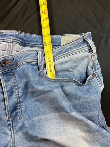 Diesel Industry Zatiny Regular Bootcut Men’s Jeans Sz 38x33 Light Blue Wash Prem - Picture 10 of 23