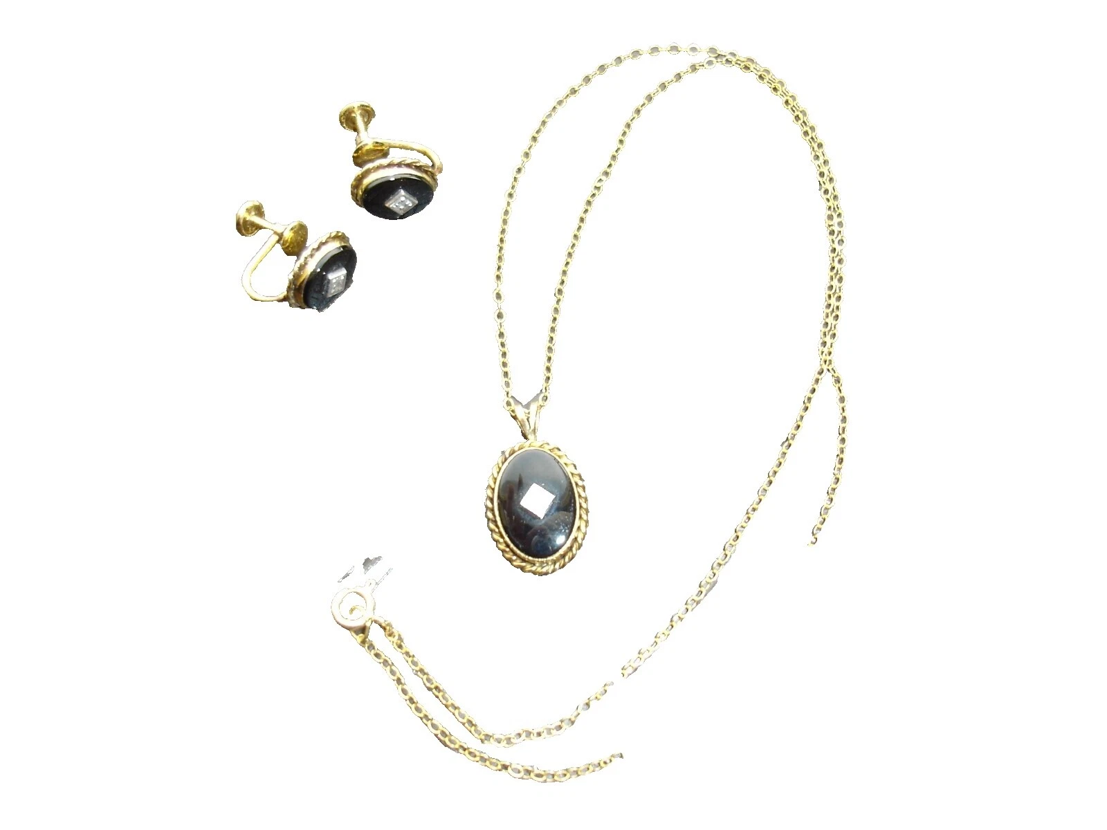 Retro Enchape de oro amarillo Collares y colgantes De moda