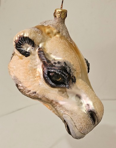 Polish Slavic Treasures Blown Glass Camel Ornament in Original Box - Picture 2 of 10
