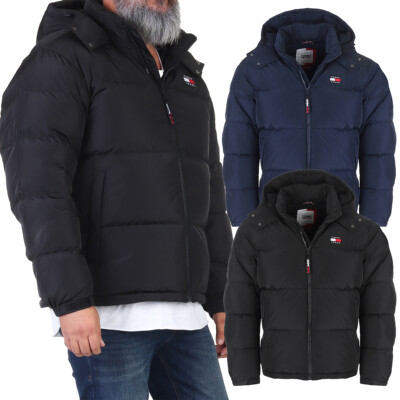 Tommy Jeans Daunenjacke Winterjacke Alaska Puffer Jacket DM0DM15445 Herren Jacke