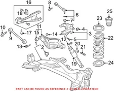 For Acura MDX Honda Odyssey Pilot Rear Lower Coil Spring Insulator 52748S0XA00