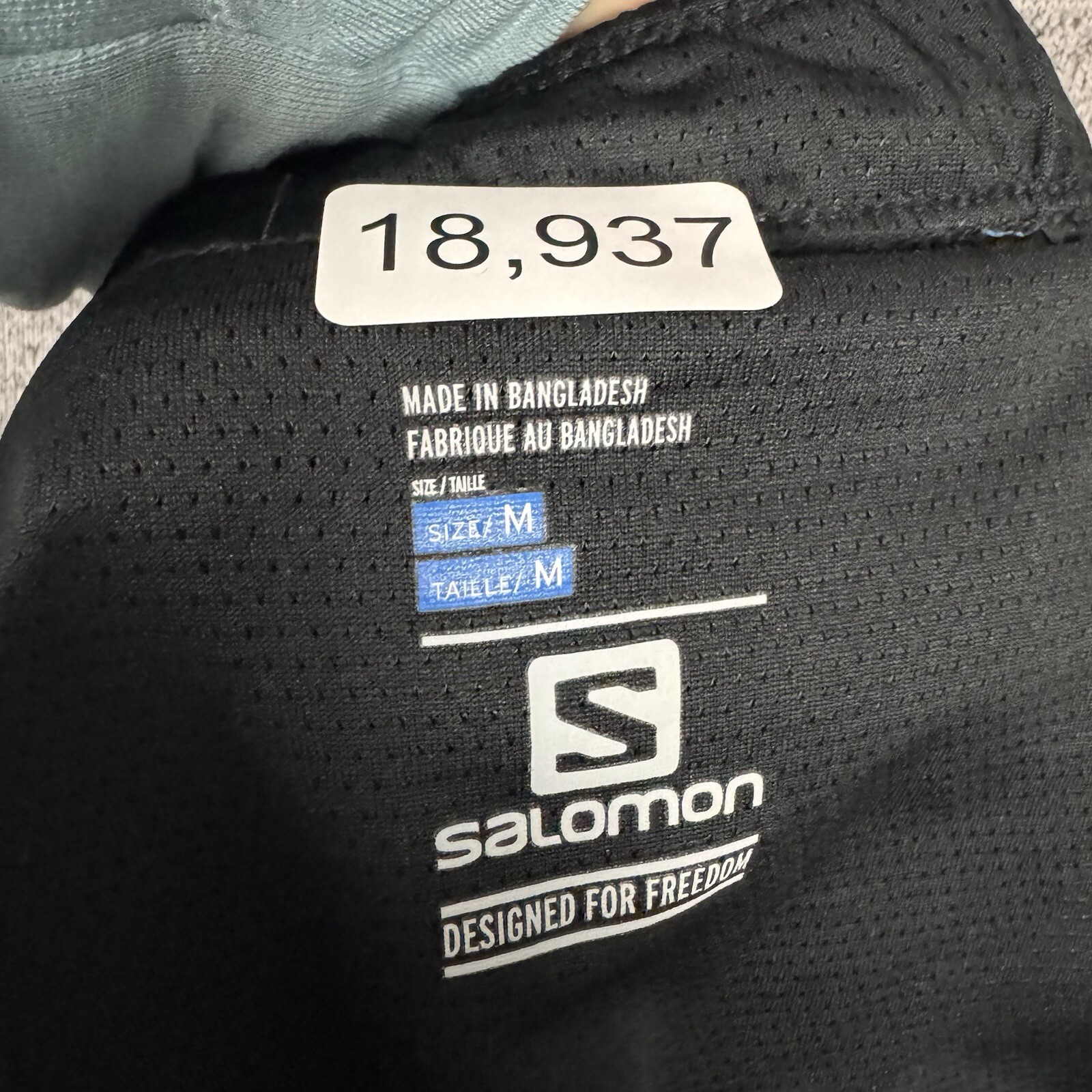 Salomon Women's Size Medium Solid Black Polyester… - image 7