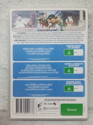 Christmas Movie DVD The Snowman + Silent Night + Father
