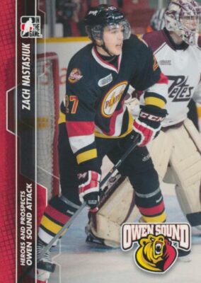 2013-14 ITG Heroes & Prospects #24 ZACH NASTASIUK - Owen Sound Attack