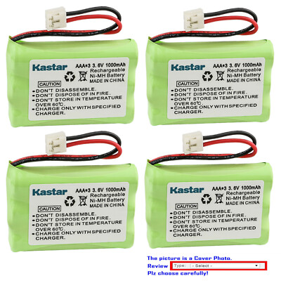 Kastar Ni-MH Battery for GP 60AAAH3BMJ 65AAAH3BMJ 70AAH3BMJZ GP85AAALH3BMJ