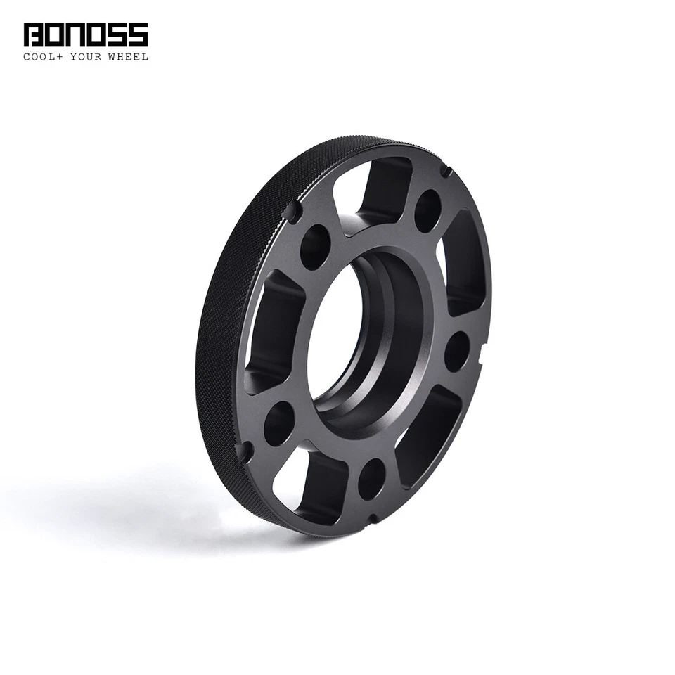 2 espaciadores de rueda de 20 mm 3/4" pulgadas 5/108 5-4,25 para Ferrari F 355 GTS Spider negro Foto 4 de 4