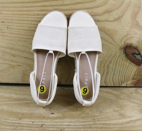 Esprit Sandals Womens 9 Beige Tan Ada Espadriles Shoes New - Picture 5 of 6