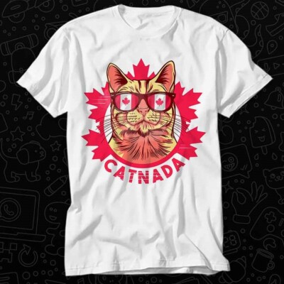 T-Shirt Catnada Canada National Cat Day Lucky Cat 219