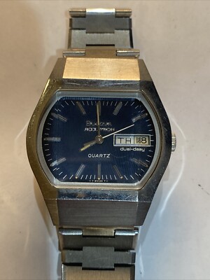 1970s Vintage Bulova Accutron N7 T3670 Stainless Steel Running