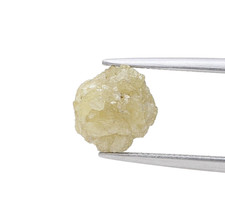 3.20tcw Fancy Bright Yellow 100 Natural Irregular Rough Diamond Uncut Diamond