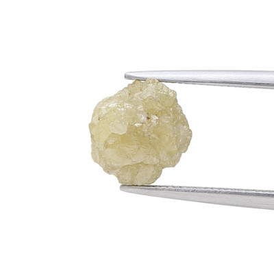 3.20tcw Kostüm Hell Gelb 100% Natürlich Irregular Grobem Diamant Uncut Diamant