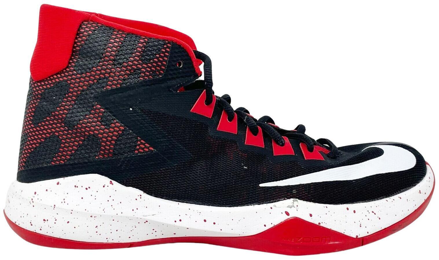 Nike Shoes Mens Size 9.5 Red Black Assertion Athletic Gym Basketball 917505-600 Nike Basketball PRECISION VI FLYEASE Black University Red  main image 2