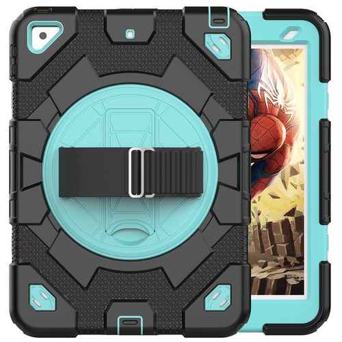 For iPad 11/10/9/8/7th Gen Pro Air Rugged Stand Hard Case Shockproof Cover Strap - Picture 62 of 83