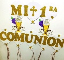 First communion foam Wall decorations for boy Or Girl Decoracion Para Comuni n