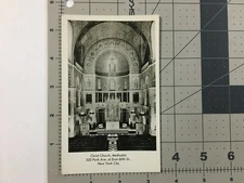 Vintage RPPC Christ Church Methodist New York City