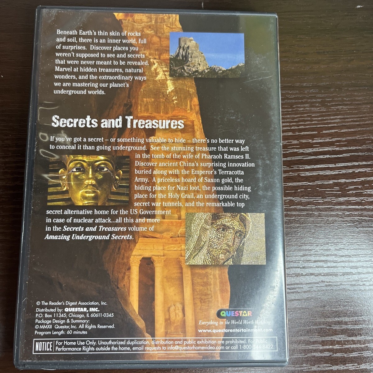 Readers Digest Amazing Underground Secrets DVD 3 Disc Set