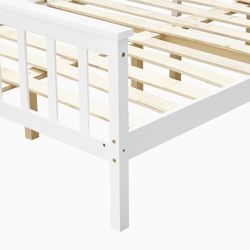 Pine Wooden 4FT6 Double Bed Frame Slatted Bedframe Bedroom Furniture - Picture 6 of 19