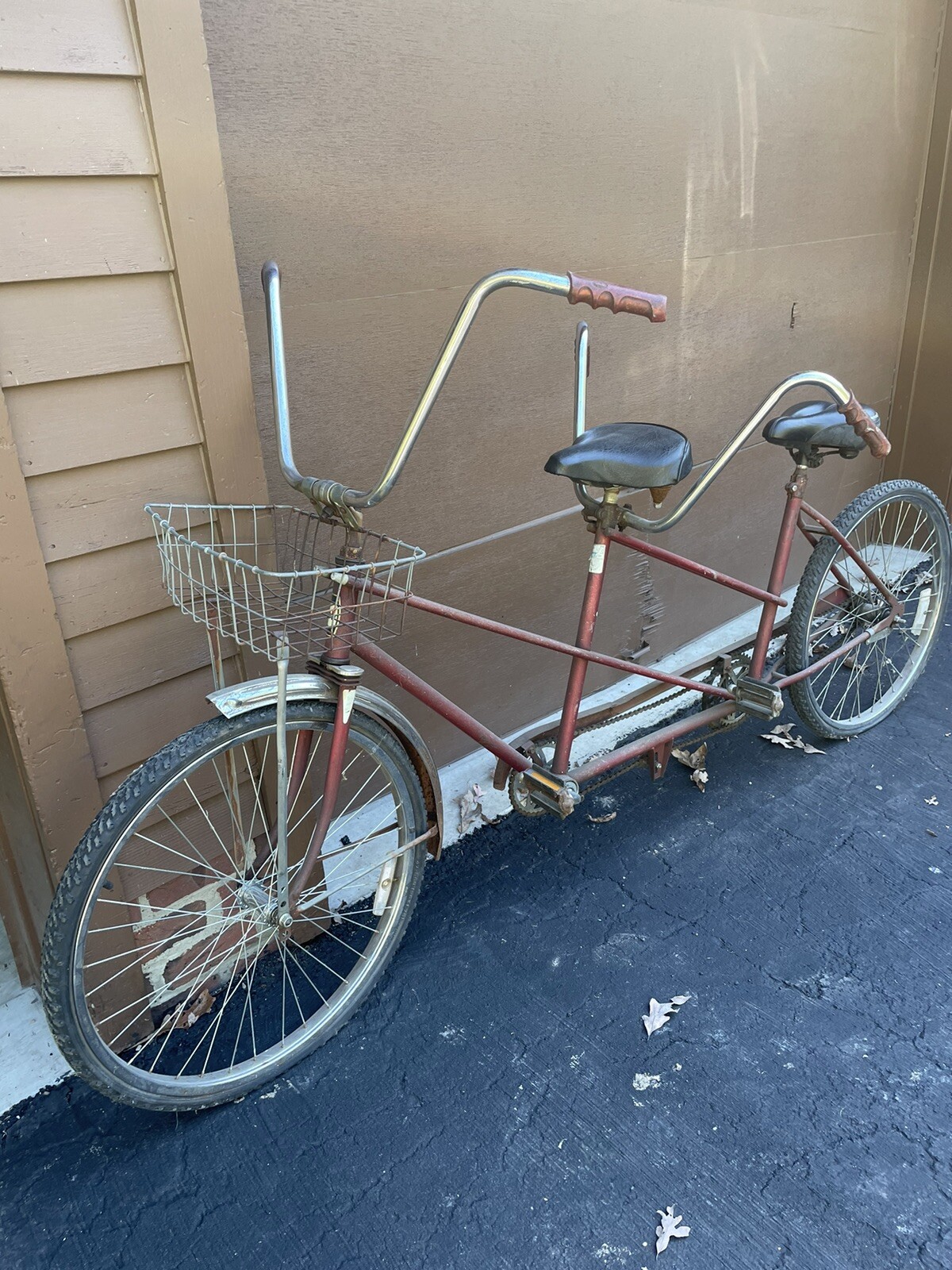 Vintage Huffy Tandem 2 Seat Bike - Good- for pickup