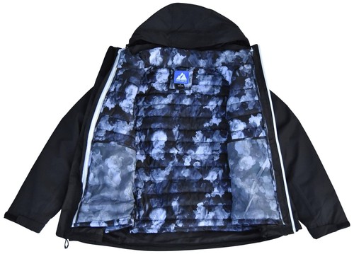 Neu Snow Country Oberbekleidung Damen Plus 1X 2X 3X 4X 5X 6X Alps 3in1 Mantel Schwarz Flr - Bild 5 von 7