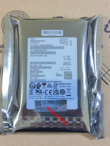 NEW HPE / Seagate 2.5″ 3.84TB SAS 12G GEN10 PLUS V2 GEN11 DL360 DL380 Server SSD - Picture 2 of 5