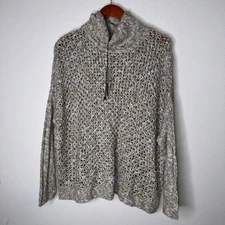 Michael Stars Tubular Chunky Turtleneck Sweater Size Medium