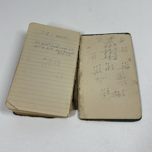 Antique Diary Journal Memoranda WATER WELL Drillers Notes - Picture 15 of 17