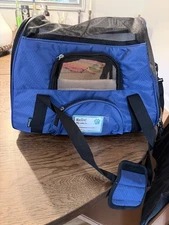 NEW PetAmi Airline Approved Pet Carrier – Blue Travel Bag, Tags Attached