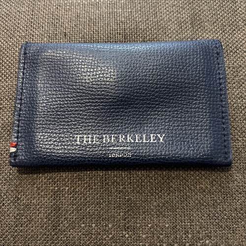 The Berkeley Envelope Wallet Blue Five Star Hotel London - Picture 1 of 12