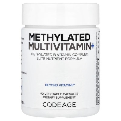 2 X Codeage, Methylated Multivitamin+, 90 Vegetable Capsules