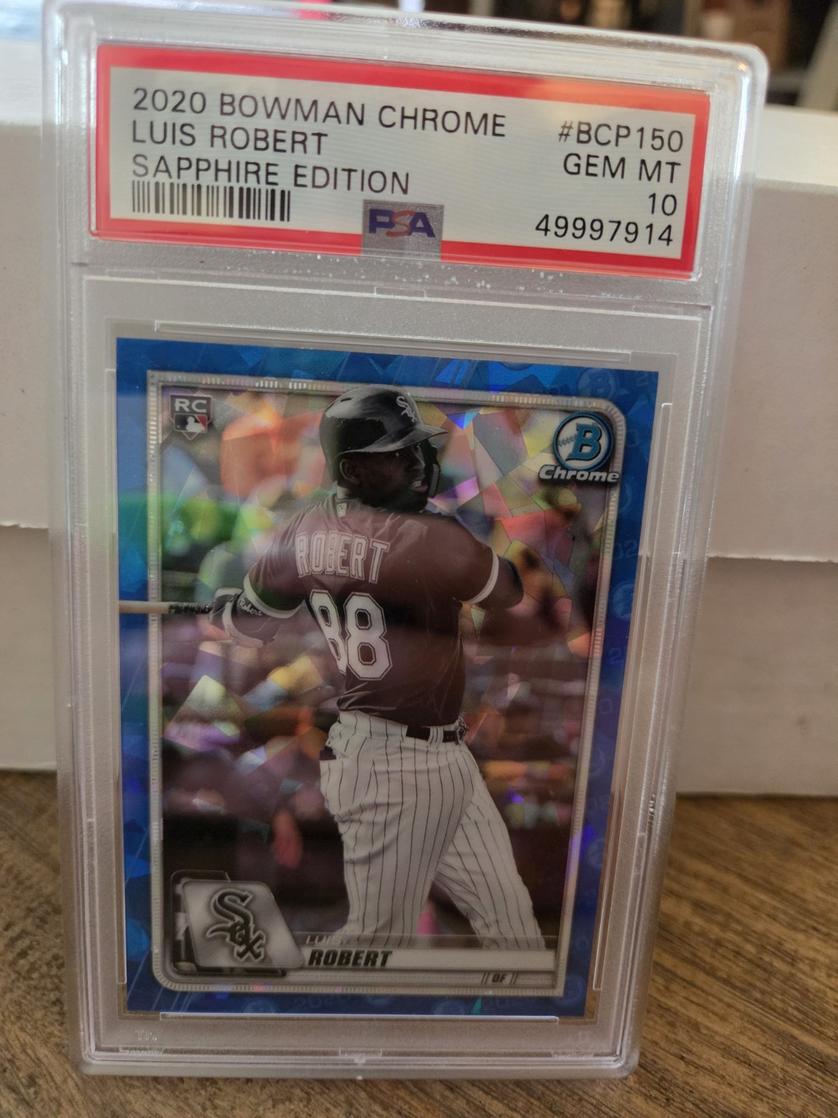 2020 Bowman Chrome Sapphire Edition - Luis Robert #BCP-150 (RC)