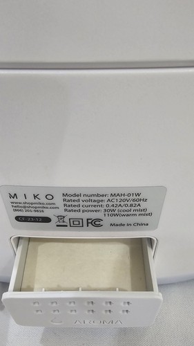 Miko Humidificador Ultrasónico Relleno Superior 4L Humidificador de Aire Inteligente Niebla Fría y Cálida - Imagen 15 de 21