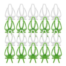 40 Pcs Bird Vegetable Holder Clips Parrot Food Skewer Cage Mounted Feeder