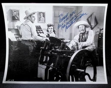 BUSTER CRABBE Signed in person 8x10 Photo + COA –Autograph with ALS
