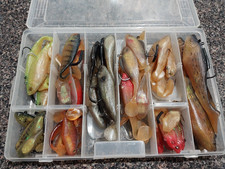 50 piece Lot of Swimbait Plastic Lure Bait - most never used.
