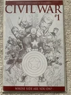 CIVIL WAR #1 Michael Turner Sketch Variant - Marvel Comics 2006 NM/M