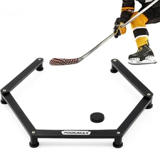 5-Section Portable Hockey Stickhandling Trainer with Adjustable Joints