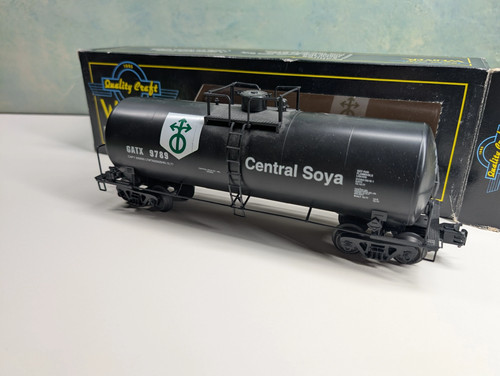 Weaver O Tank Car Central Soya GATX #9789 3 rieles LEER | Zustand: Used