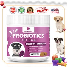 Dog Allergy and Itch Relief Dog Chews - Probiotic, Skin  Gut Health 90 Chews