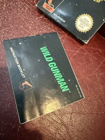 Wild Gunman Nintendo NES Instruction Manual / Booklet Only