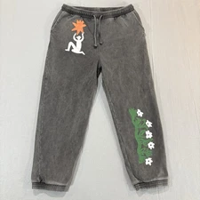Carne Bollente Bush Hour Sweatpants Men’s Medium Gray Graphic