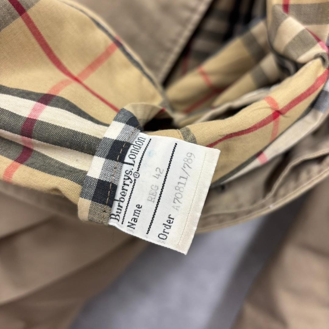 Burberry Balmacaan Coat Long-sleeves Collared Buttoned Size M For Men thumbnail 16