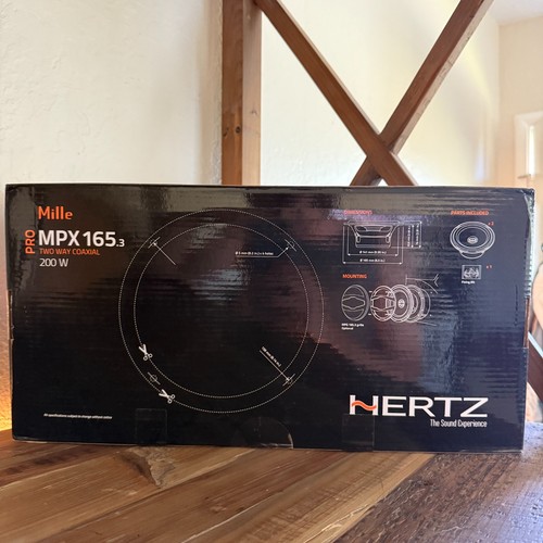 Hertz MPX 165.3 Mille Pro 6.5" Coax Speakers for Harley Davidson & Cars - Picture 6 of 14