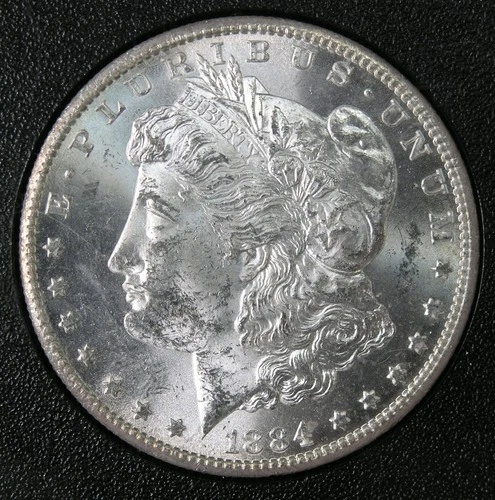 $1 1884-CC Morgan Silver Dollar GSA NGC MS62 * AvenueCoin