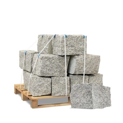 Palette 1000 kg Granit Mauersteine 40×25×25 cm   Randsteine | Garten Bord Natur